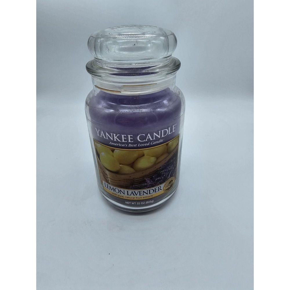 Yankee Candle Lemon Lavender Scented‎ Large Jar 22 oz